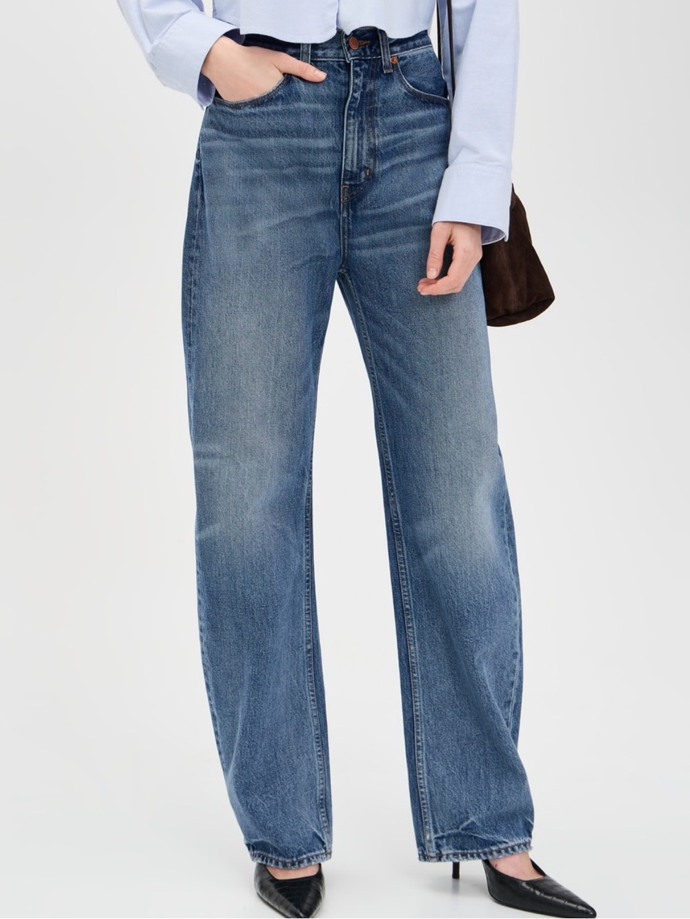 Jamie Haller The Fan Jean in Borrego Indigo
